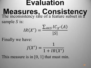 Evaluation
Measures, Consistency
50
 