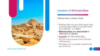 features of mohenjo daro