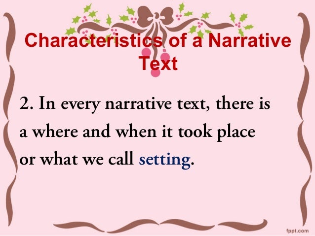 Characteristics of a descriptive essay