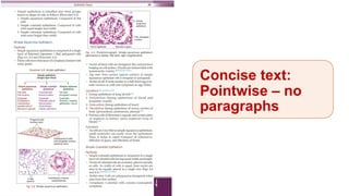 Features of human histology by dr yogesh | PDF