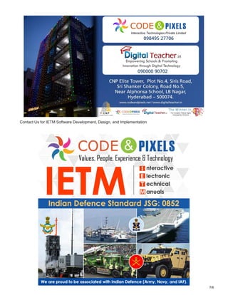 Features of IETM Interactive Electronic Technical Manual Code and ...