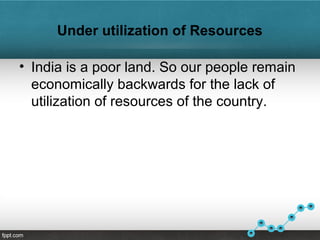 Features of indian economy. | PPT