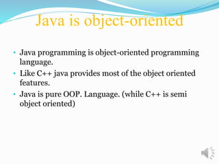 Features of java | PPT