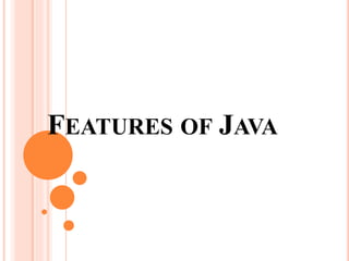 Features of java | PPT