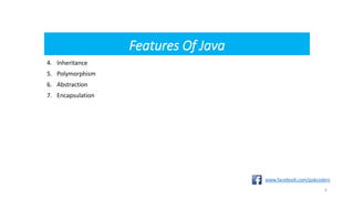 Features of java Part - 3 | PPT