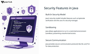 java security model and java security model and... Features of Java - 31 . pptx | PPTX