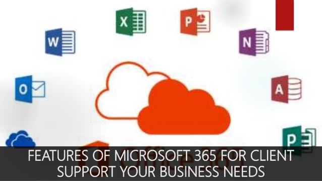 Features of microsoft 365 for client support your business needs 2 features of microsoft 365 for client support your business needs 1 638
