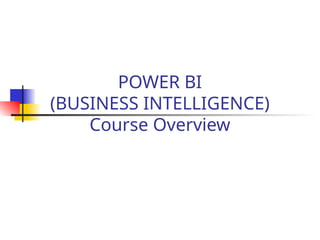 FEATURES OF POWER BI FOR FUTURE BUSINESS | PPT