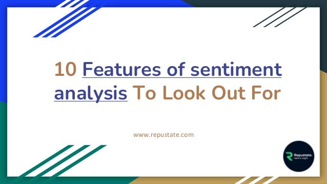 Features of sentiment analysis | PPTX