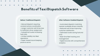 Comprehensive Taxi Dispatch Software Features for Fleet Efficiency and ...