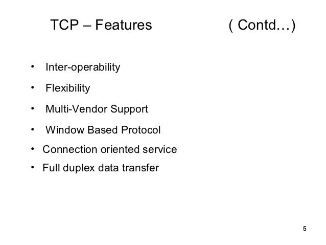 Features of tcp (part 2) .68