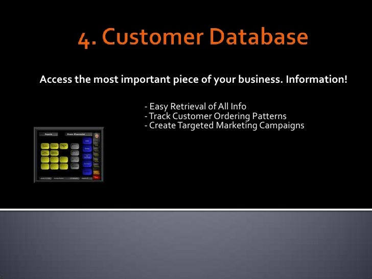 The PDQ POS System Quick Service Features