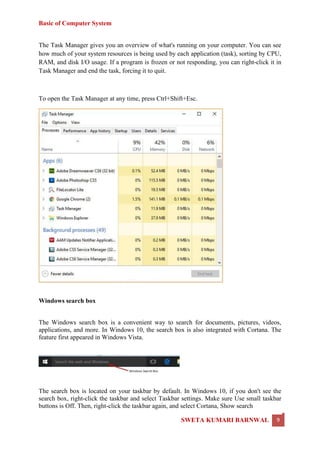 Features of windows | PDF