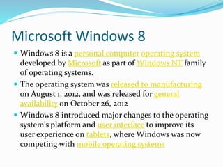 Features of windows operating system | PPT