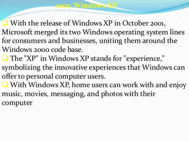 Features of windows operating system 