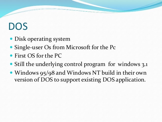 Features of windows operating system