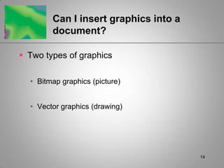 Formatting Features of Writer | PPTX