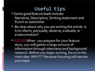 Feature Leads featurewriting-100204101754-phpapp01.pptx