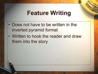 Feature writing | PPTX