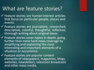 Feature writing................................... | PPTX