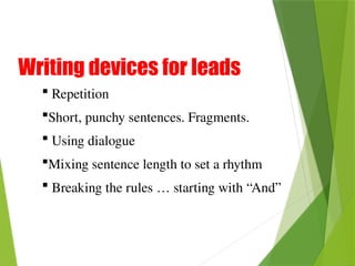 Feature Writing tips and samples powerpoint.pptx
