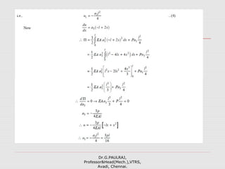Dr.G.PAULRAJ,
Professor&Head(Mech.),VTRS,
Avadi, Chennai.
 