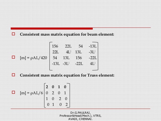 Finite Element Analysis - UNIT-4