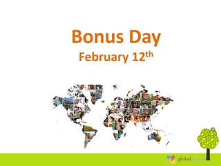 Bonus Day
February 12th

 