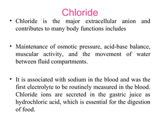 Fluid and electrolyte balance | PPT