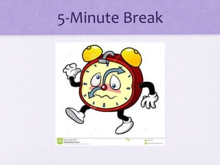 5-Minute Break
 