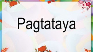Pagtataya
 