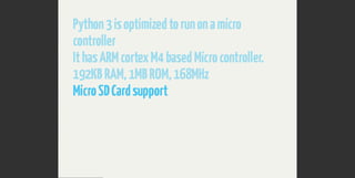 Learn Working of Accelerometer using Micro Python