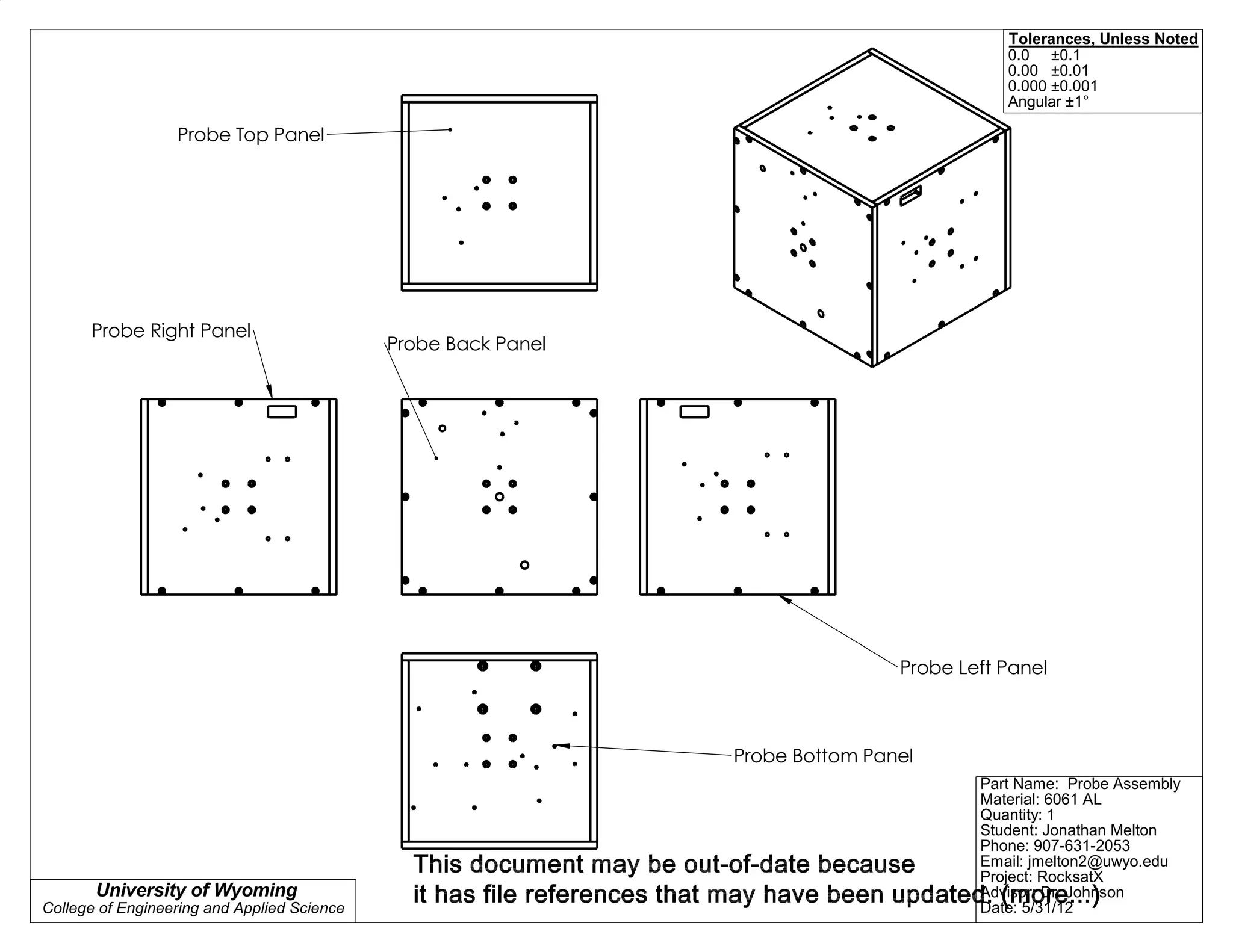Probe Assembly Drawing Ppt
