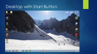 Desktop with Start Button
 