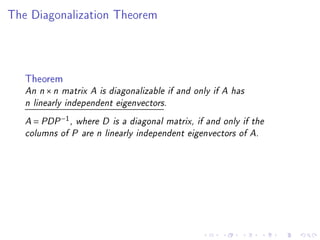 Diagonalization | PDF