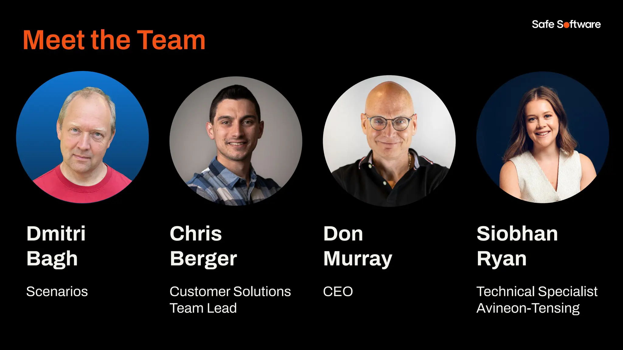 Dmitri
Bagh
Scenarios
Chris
Berger
Customer Solutions
Team Lead
Don
Murray
CEO
Meet the Team
Siobhan
Ryan
Technical Specialist
Avineon-Tensing
 