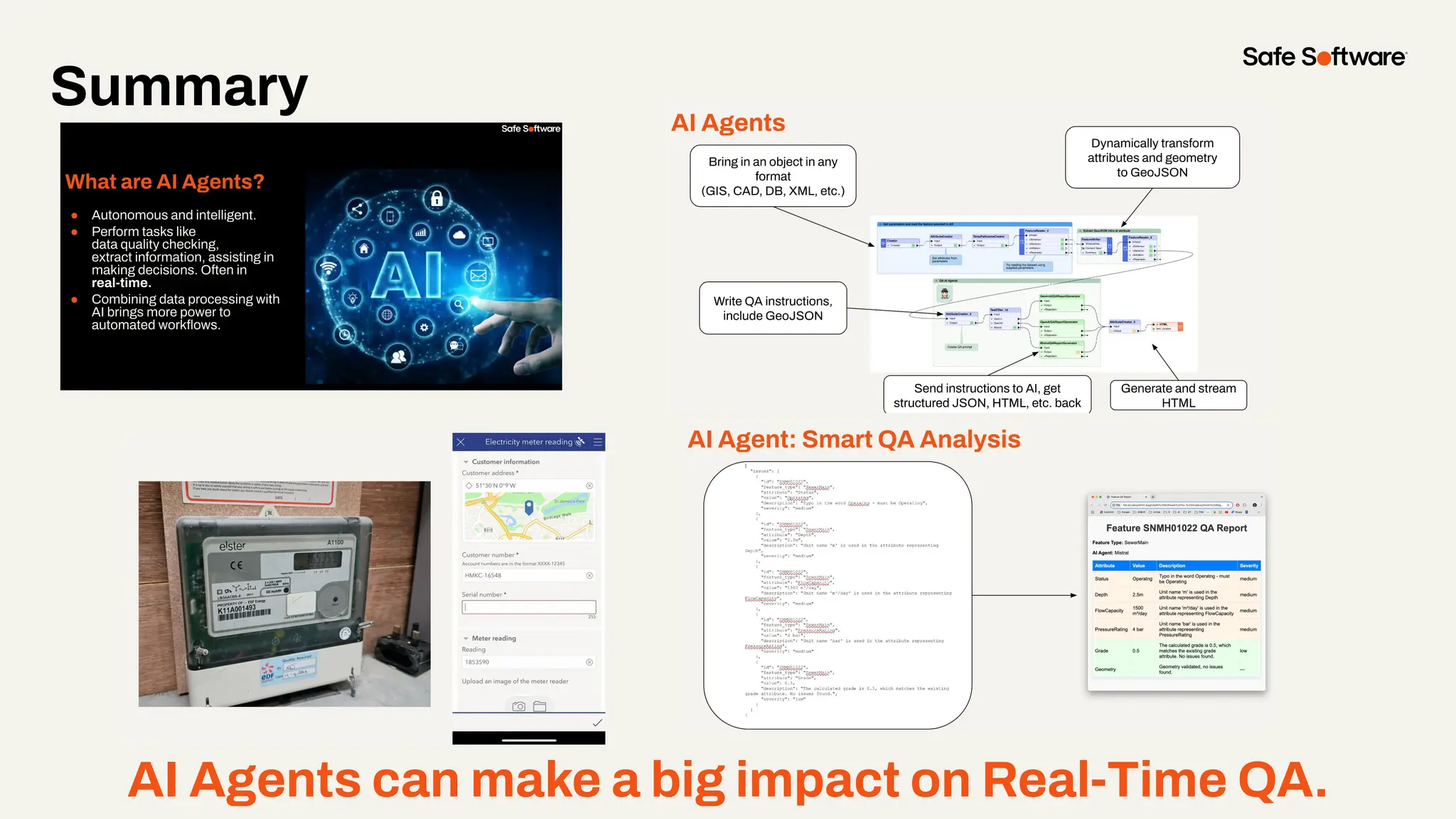 Summary
AI Agents can make a big impact on Real-Time QA.
 