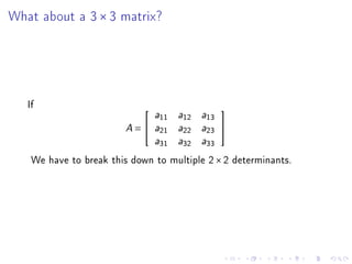 Determinants | PDF
