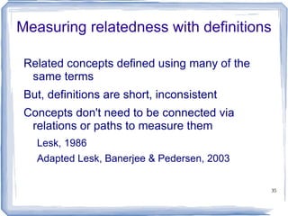 We count nodes... Maximum = 1  self similarity 