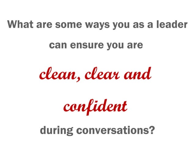 The importance of clean, clear and confident communication | PPT | Free ...