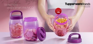 Store more,
snack smart this MCO.
New
1.5L
01 - 28 February 2021
Mini Campaign 02 Malaysia
 