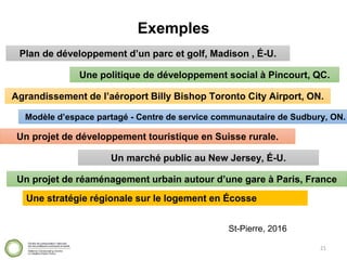 L’étendue de la pratique de l’EIS
22
St-Pierre, 2016
 