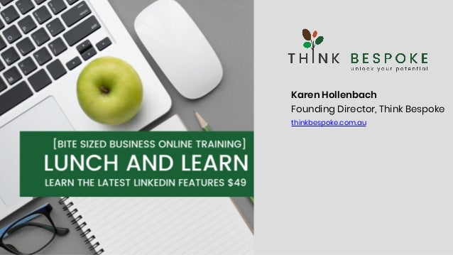 Karen Hollenbach


Founding Director, Think Bespoke
thinkbespoke.com.au
 