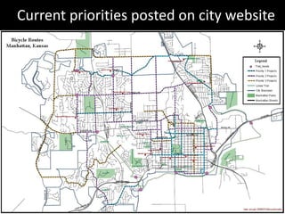 Current priorities posted on city website