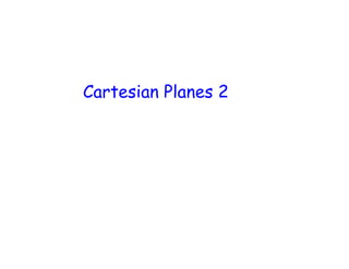 Cartesian Planes 2
 