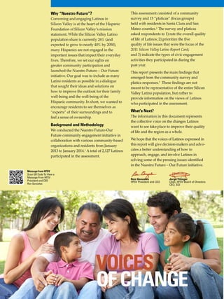 Voices of change report