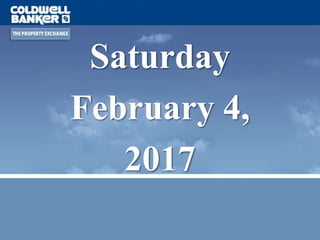 Saturday
February 4,
2017
 