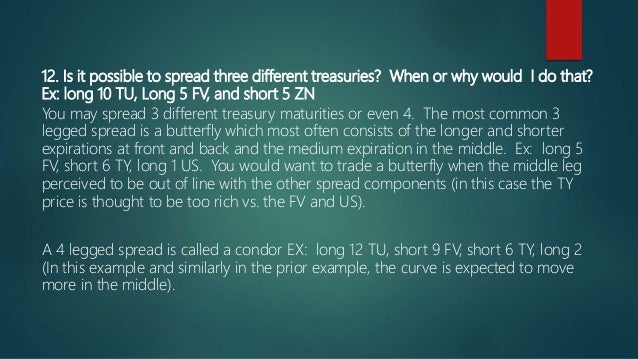 Trading strategies yield curve