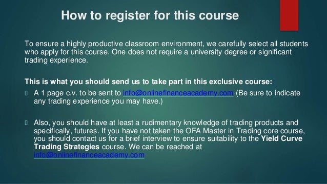 Yield trading strategies
