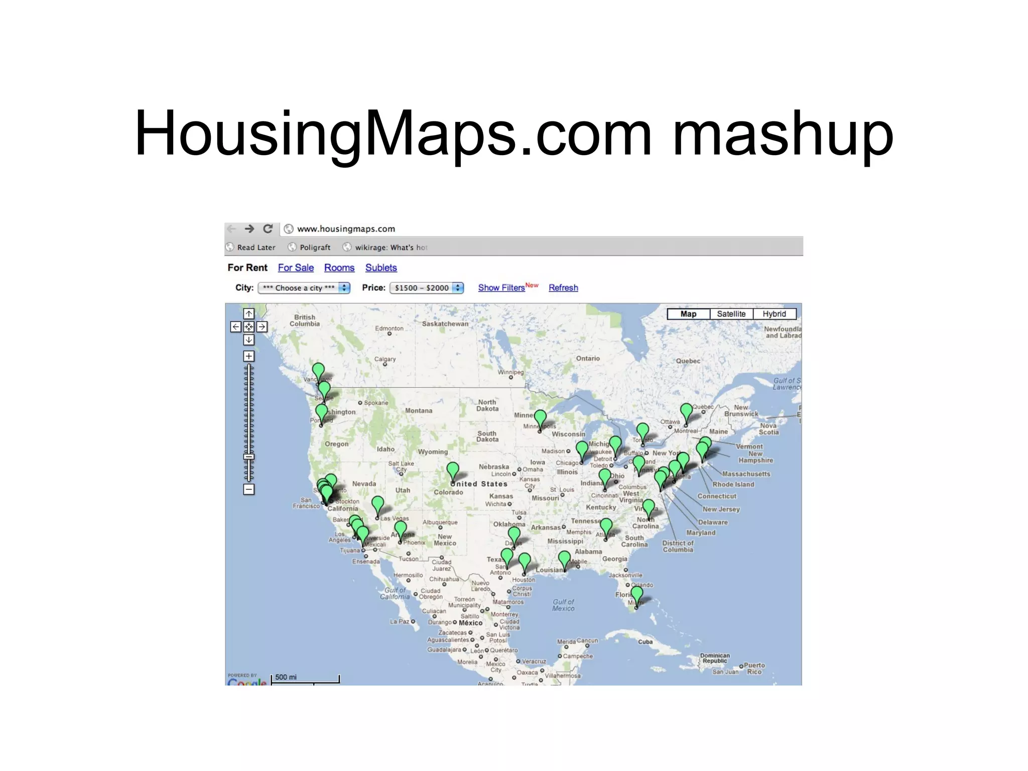 HousingMaps.com mashup